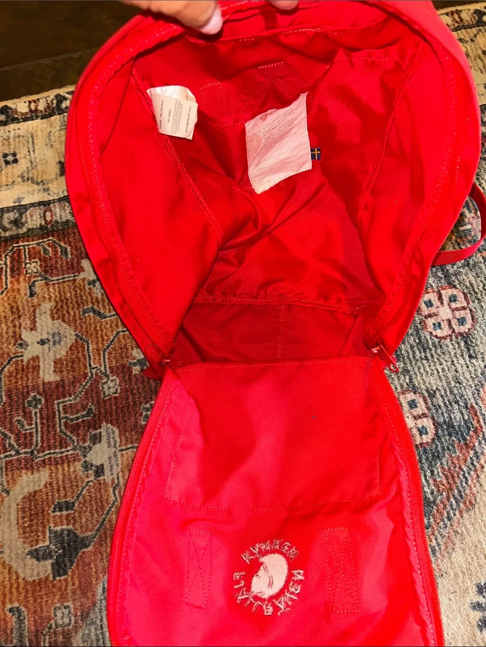 Fjallraven Kånken Backpack in Red